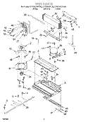 UNIT Diagram and Parts List for KTRS25KGBL00  KitchenAid Refrigerator