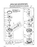 302740 PUMP AND MOTOR Diagram and Parts List for DU7900XL0  Whirlpool Dishwasher