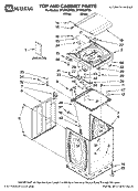 Part Location Diagram of 8572019 Whirlpool Lid Lock Bezel - White
