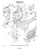 Part Location Diagram of 302432 Whirlpool Gravity Latch Assembly