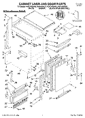 CABINET LINER AND DOOR PARTS Diagram and Parts List for KUIS18NNJB3  KitchenAid Ice Maker