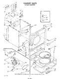SECTION Diagram and Parts List for LE6090XSW1  Whirlpool Dryer