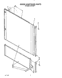 DOOR AND PANEL Diagram and Parts List for KUDS22ST1  KitchenAid Dishwasher
