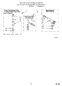 WATER SYSTEM Diagram and Parts List for 3LSP8255AW0  Whirlpool Washer