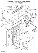 Part Location Diagram of WPW10140917 Whirlpool Water Inlet Valve w/Vacuum Break