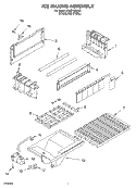 ICE MAKING ASSEMBLY Diagram and Parts List for KUIO15NNLS  KitchenAid Ice Maker