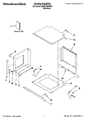OVEN PARTS Diagram and Parts List for KBHS179SSS01  KitchenAid Microwave