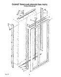 CABINET TRIMS AND BREAKER TRIM Diagram and Parts List for KSSS48DWX02  KitchenAid Refrigerator