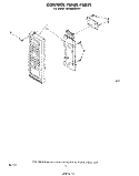 CONTROL PANEL Diagram and Parts List for MW8800XR0  Whirlpool Microwave