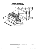 FREEZER DOOR Diagram and Parts List for ET16JK1MWL1  Whirlpool Refrigerator