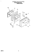Part Location Diagram of 4389521 Whirlpool ENDCAP-HDL