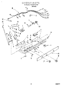 CONTROL Diagram and Parts List for 4YED25PQFN00  Whirlpool Refrigerator