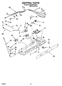CONTROL PARTS, PARTS NOT ILLUSTRATED Diagram and Parts List for KSRG22FKSS15  KitchenAid Refrigerator