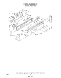 CONSOLE Diagram and Parts List for GCA2781XSW0  Whirlpool Washer