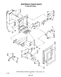 DISPENSER FRONT Diagram and Parts List for ED25PSXRWR1  Whirlpool Refrigerator