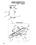 WIRING HARNESS Diagram and Parts List for LSS7233AN0  Whirlpool Washer