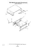 TOP GRILLE AND UNIT COVER Diagram and Parts List for KSRF42DTX02  KitchenAid Refrigerator