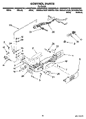 CONTROL PARTS Diagram and Parts List for GS6NBEXRY04  Whirlpool Refrigerator