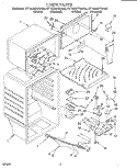 LINER Diagram and Parts List for ET16JMXBN00  Whirlpool Refrigerator