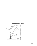 MISCELLANEOUS Diagram and Parts List for LA9320XTW0  Whirlpool Washer