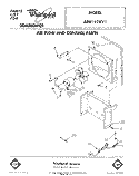 SECTION Diagram and Parts List for AD0152XV1  Whirlpool Dehumidifier