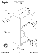 CABINET PARTS Diagram and Parts List for IJT183300  Inglis Refrigerator