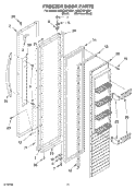 Part Location Diagram of 8201579 Whirlpool PANEL-EXT
