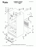 Part Location Diagram of W10448052 Whirlpool TECH SHEET