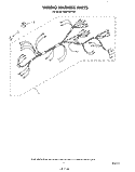 WIRING HARNESS Diagram and Parts List for KEBI100TBL1  KitchenAid Wall Oven