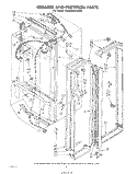 BREAKER AND PARTITION Diagram and Parts List for ED25EMXPWR0  Whirlpool Refrigerator