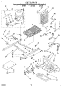 UNIT Diagram and Parts List for KSRP22QDAL02  KitchenAid Refrigerator