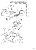 MACHINE BASE Diagram and Parts List for KAWS750GQ1  KitchenAid Washer