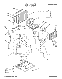 UNIT, LITERATURE Diagram and Parts List for ACV102XG0  Whirlpool Air Conditioner