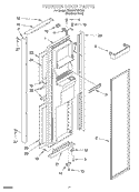 Part Location Diagram of 2203290S Whirlpool PANEL-DECO