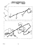 WIRING HARNESS Diagram and Parts List for LMR5243AW0  Whirlpool Washer
