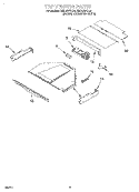 TOP VENTING, OPTIONAL Diagram and Parts List for RBD305PDQ4  Whirlpool Wall Oven