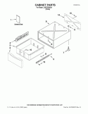 CABINET PARTS Diagram and Parts List for LAB2700MQ4  Whirlpool Laundry Accessories
