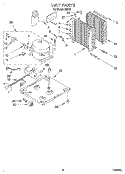 UNIT Diagram and Parts List for D30A3  Whirlpool Dehumidifier