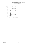 MISCELLANEOUS, LIT/OPTIONAL Diagram and Parts List for 4XLA87W92AN2  Whirlpool Washer