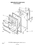 REFRIGERATOR DOOR, NOT ILLUSTRATED Diagram and Parts List for ET18XKXRWR4  Whirlpool Refrigerator
