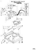 MACHINE BASE Diagram and Parts List for TAWB600DQ0  Estate Washer