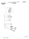 MOTOR AND DRIVE, LITERATURE Diagram and Parts List for GX900QPGS1  Whirlpool Trash Compactor