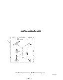 MISCELLANEOUS Diagram and Parts List for LA7899XPW3  Whirlpool Washer