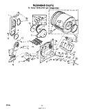 Part Location Diagram of 341165 Whirlpool RETAINER, BULKHEAD GLASS