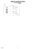 MISCELLANEOUS PARTS - OPTIONAL PARTS (NOT INCLUDED Diagram and Parts List for LCR7244HQ2  Whirlpool Washer