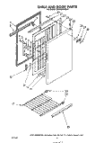 Part Location Diagram of 652804 Whirlpool HINGE, BEARING-CLOSED
