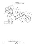 BACKGUARD , LITERATURE AND OPTIONAL Diagram and Parts List for RF4400XLW3  Whirlpool Range