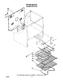 OVEN, LIT/OPTIONAL Diagram and Parts List for RE960PXVN5  Whirlpool Range