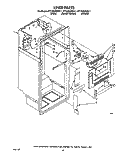 LINER Diagram and Parts List for ET18GKXWG11  Whirlpool Refrigerator