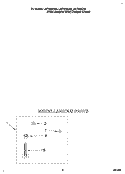 MISCELLANEOUS Diagram and Parts List for LSR7233DW0  Whirlpool Washer